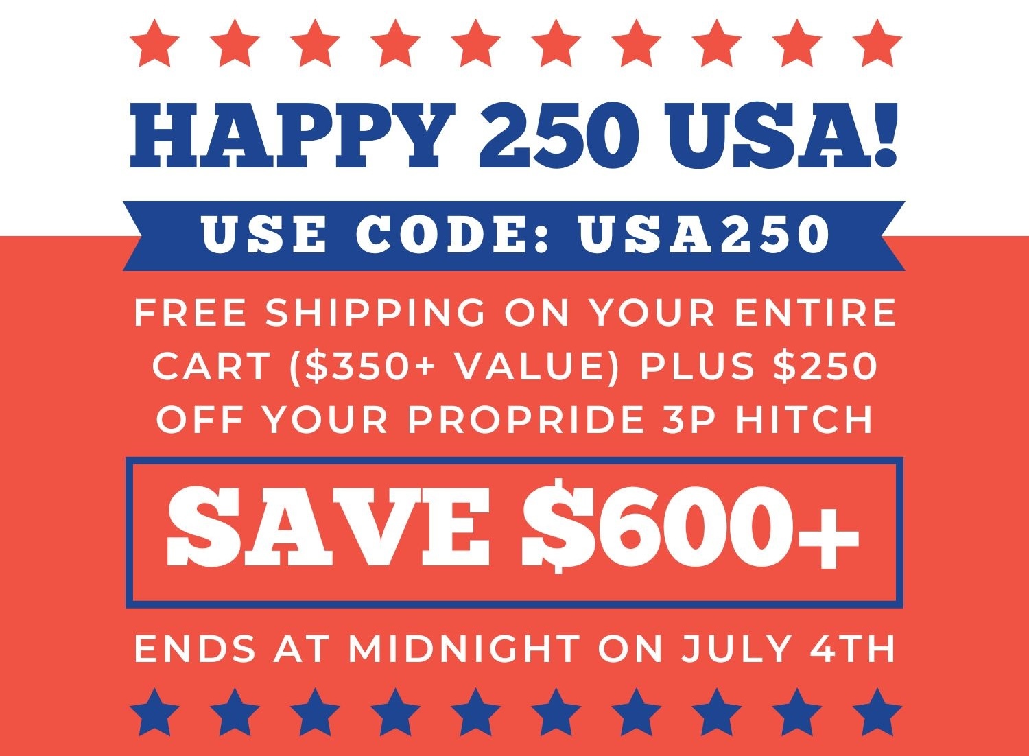 Save $600+ on your 3P hitch.