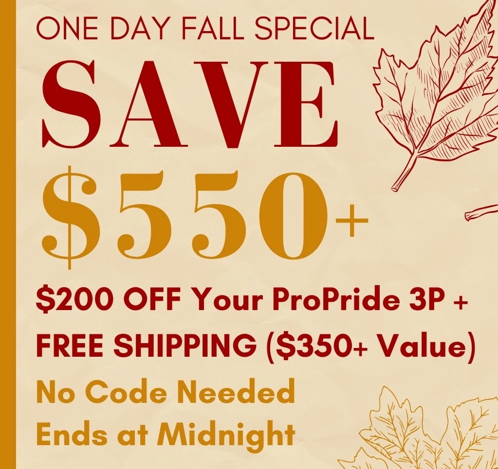 Save $550+ on your ProPride 3P hitch.