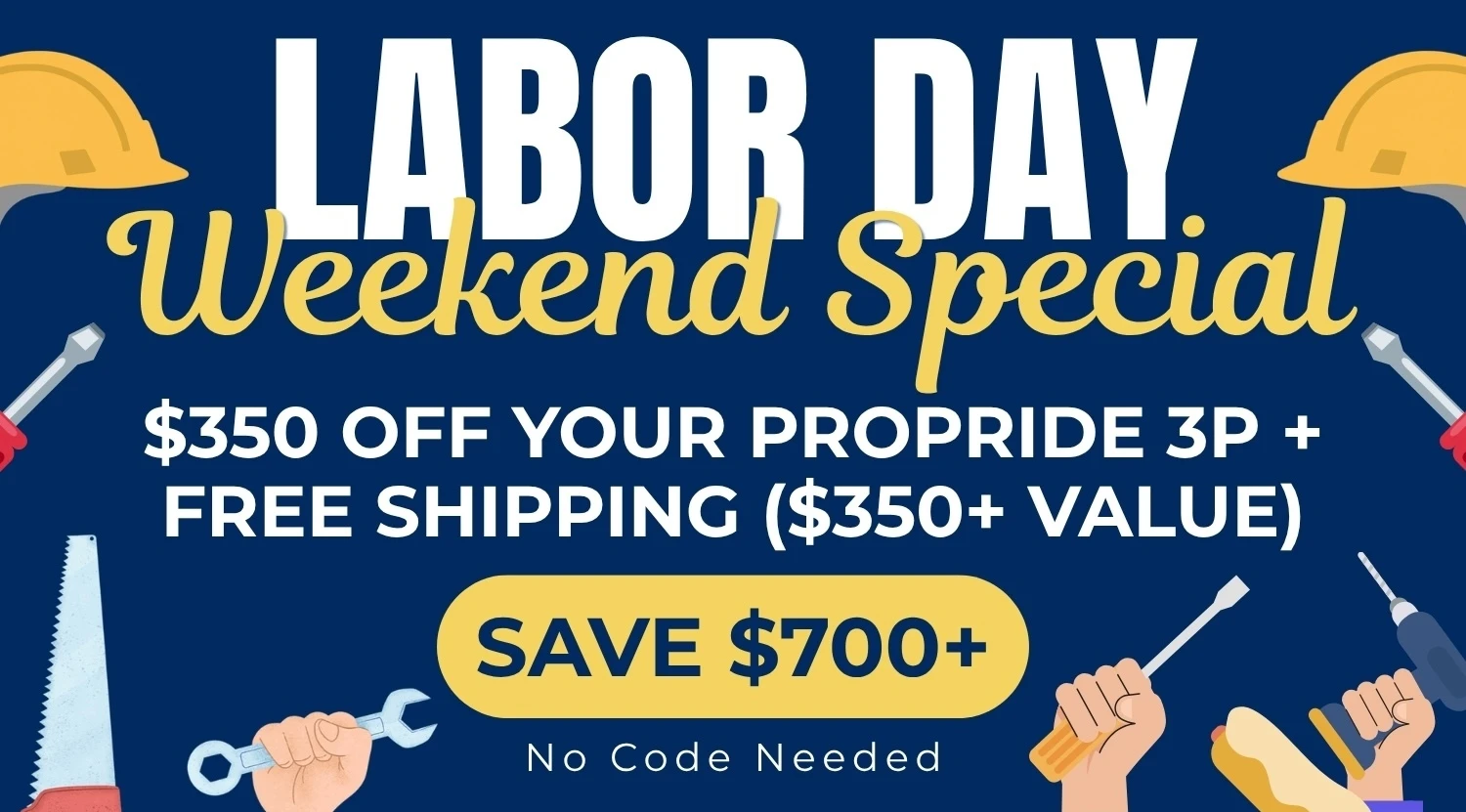 Save $700+ on your ProPride 3P hitch.