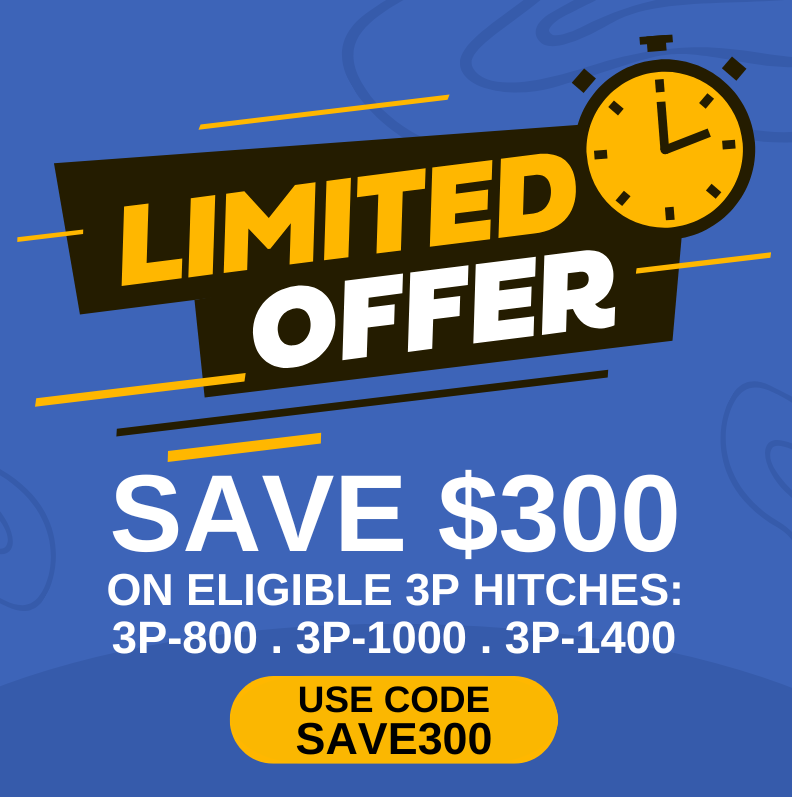 Save $300 When You Buy a 3P-800, 3P-1000, or 3P-1400. Use Code: Save300.