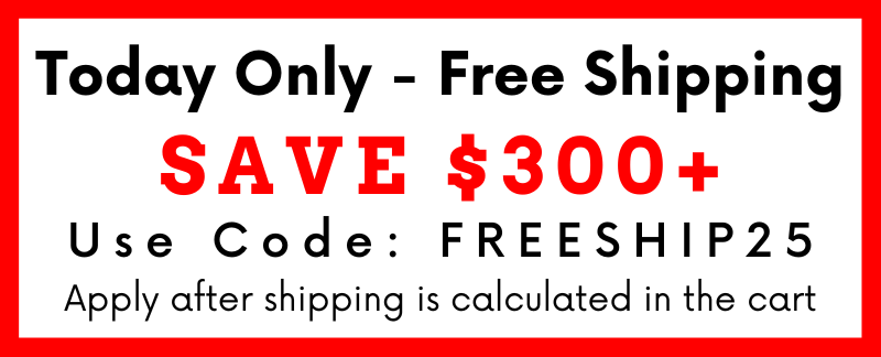 FREE SHIPPING – TODAY ONLY! Save $300+ When You Buy a 3P-800, 3P-1000, or 3P-1400. Use Code: FREESHIP25. Apply after shipping shows in cart.