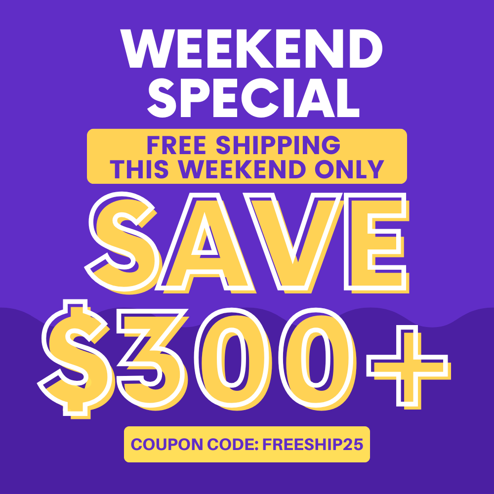 FREE SHIPPING – This Weekend Only! Save $300+ When You Buy a 3P-800, 3P-1000, or 3P-1400. Use Code: FREESHIP25. Apply after shipping shows in cart.